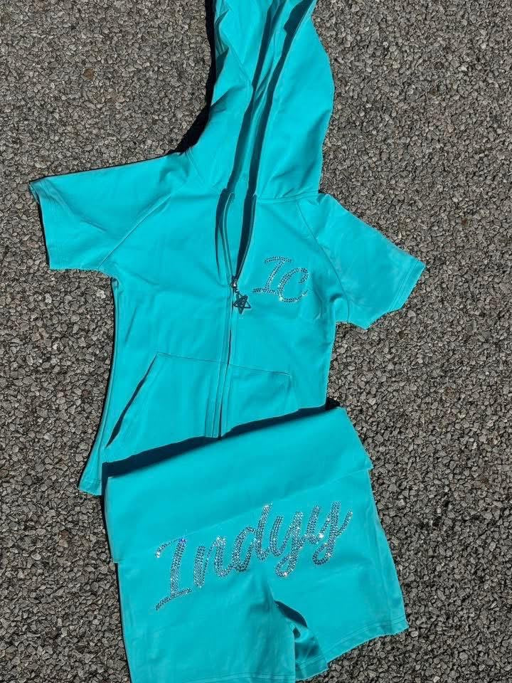 Indyy&Co. Rhinestone Short Set 🤩
