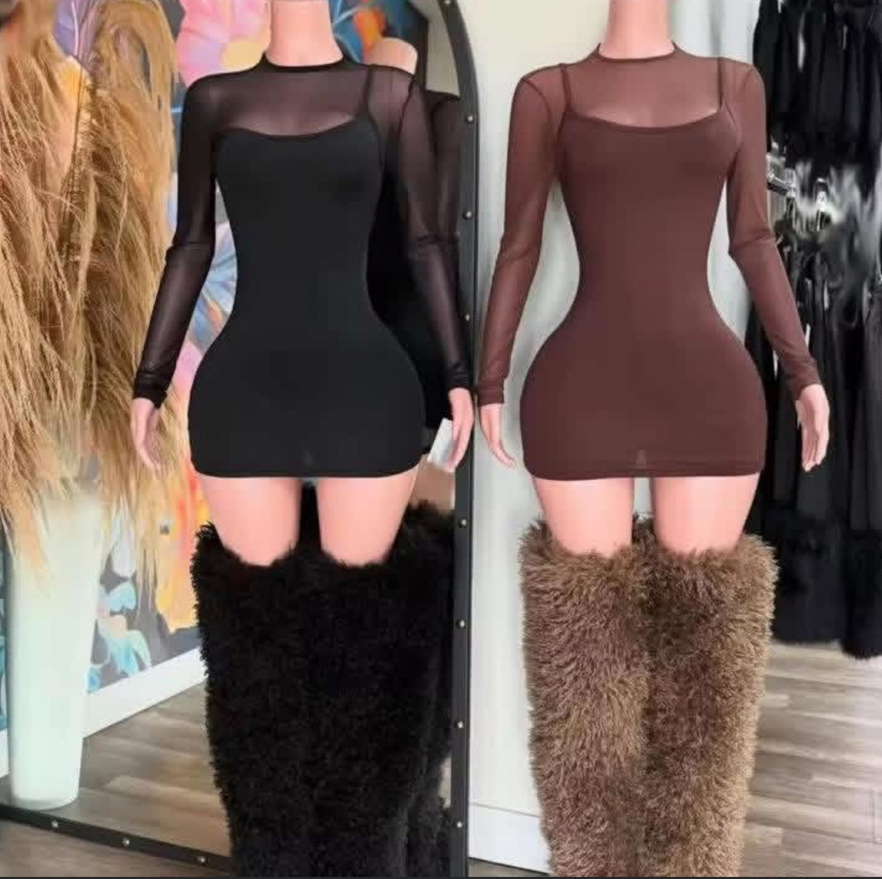 Sheer Energy Dress