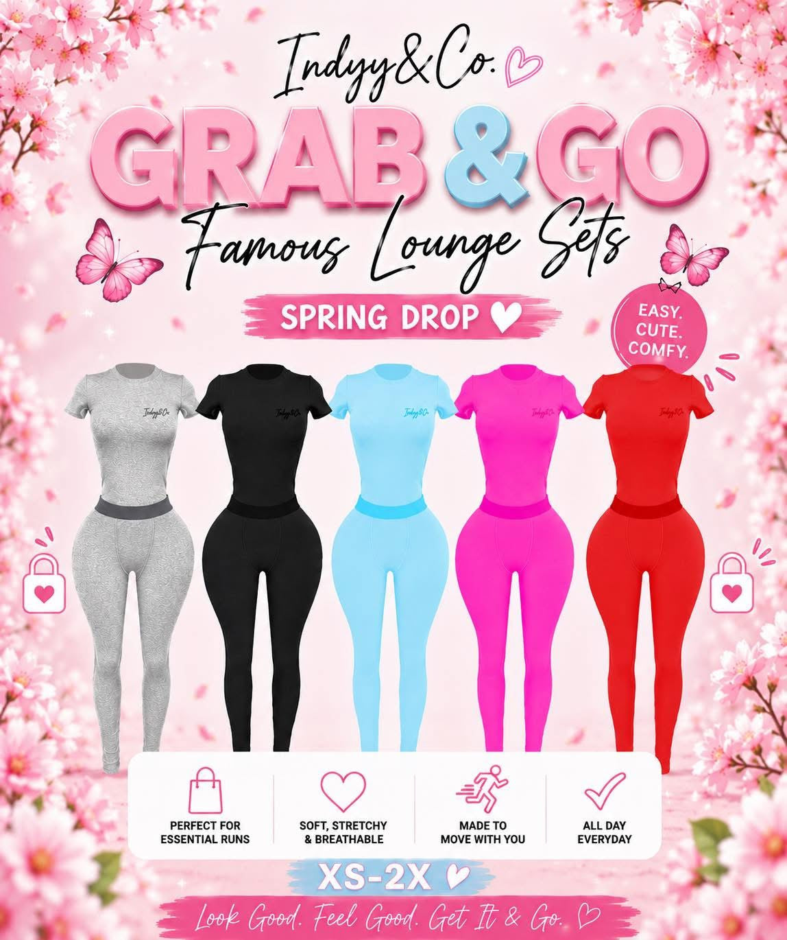 Indyy&Co. Brand Mother’s Day GRAB & GO Lounge Sets