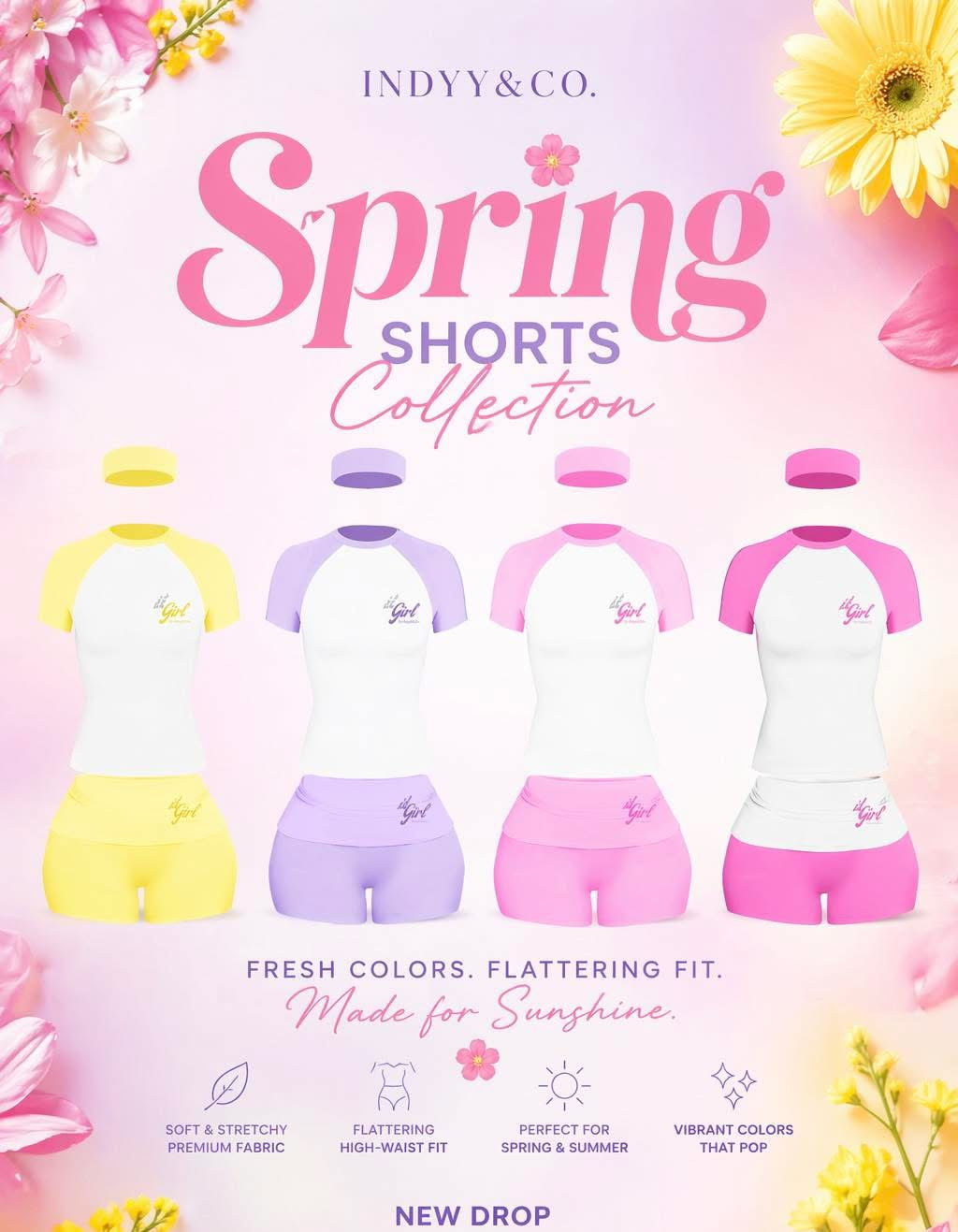 It Girl X Indyy&Co. Spring Shorts Drop 💕☀️🌷